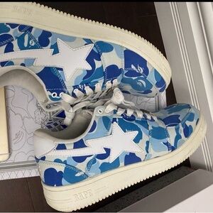 Bapesta camo blue abc